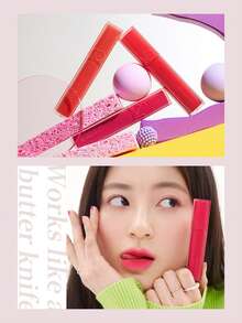 Rom&Nd Blur Fudge Tint #02 Rosiental 5g 1支 奶油柔焦霧面唇釉 低調溫柔玫瑰色 平面刮板刷頭 易暈染 持久 日常辦公妝容 適合所有膚色 - 02 玫瑰豆沙 - 查看 2
