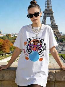 Women T-Shirts - White - View 3