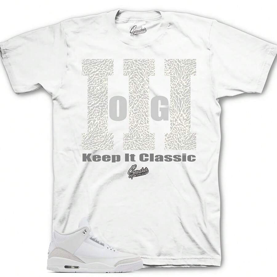 Camisa a juego con el modelo Retro 3 Pure Money AJs3 - Camisetas clásicas con diseño de dinero - forma - Ver 1