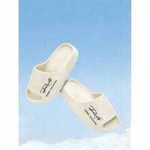 Women's Minimalist Fuzzy Slippers Cozy Memory Foam House Shoes With Non-Slip Sole | Soft Warm Plush Indoor Slip -Ons For All Seasons - Màu be - Xem 4
