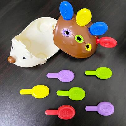 11 món đồ chơi cho bé tập đi, bộ đồ chơi phân loại và đếm hình nhím Cooltoys - Trò chơi học tập ghép màu, đồ chơi phát triển kỹ năng vận động tinh, quà tặng Giáng sinh, Halloween, sinh nhật cho bé trai/bé gái.