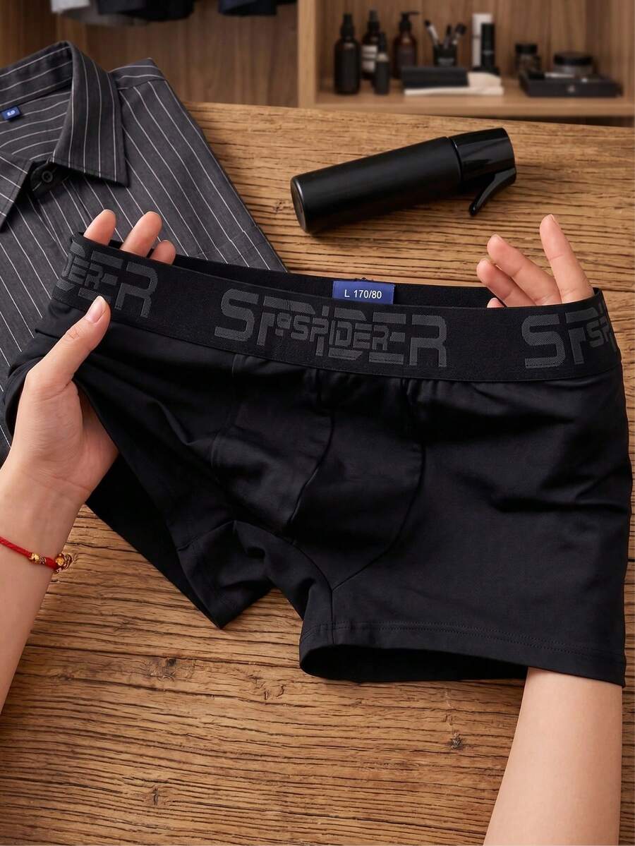 Kit 10 Men's Spyder Boxer Briefs Comfortable Original Father's Day Promotion - 彩色 - 查看 1