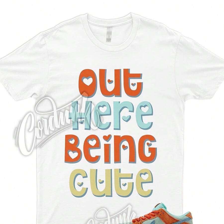 Pretty T-Shirt To Combine With SB Dunk Low Emerald Orange Rise Noise Aqua Lemon Chiffon 1 - 款式 - 查看 1