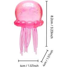 NeeD0h Jellyfish Squeeze Toys, Jellyfish Design Squeeze Stress Ball, Drop Malt Sugar Balls Relieve Stress, Sensory Toy With A Super Solid Squish For Adult - Màu xanh lam - Xem 6