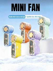 This Mini Fan Has A Speed Of Up To 22,000 RPM, Providing Powerful Airflow While Running Quietly. It Features Super-Long Battery Life And A Compact Design, Small Enough To Fit In Your Pocket. It Is Very Suitable For Use In Dorms, Classrooms, And Libraries. - Multicolor - View 4