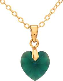 Tutti Joyería Artesanal Collar Piedra del Mes Birthstone Necklace Regalo Cumpleaños Cristal Austriaco - Agua - Ver 1