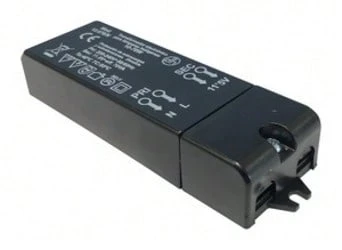 Electro Dh Transformateur électronique à intensité variable 12 Vcc 10-70 W - Noir - Voir 1