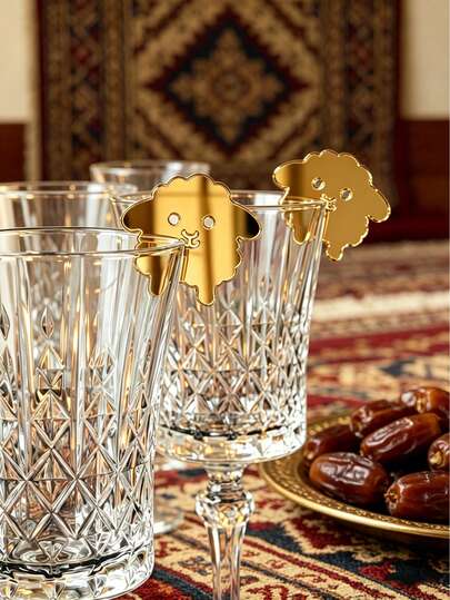 1/5 chiếc Trang trí miệng cốc hình cừu Trang trí tiệc Eid Al Adha Thẻ treo hình cừu vàng Phụ kiện viền cốc Trang trí bàn tiệc Trang trí lễ hội Hồi giáo Đồ dùng tiệc sang trọng Trang trí mùa lễ hội Tiệc họp mặt gia đình Trang trí bàn tiệc Quà lưu niệm Ý tưởng quà tặng Thẻ nhận dạng tái sử dụng Trang trí sự kiện lễ hội cho bạn bè Gia đình Tiệc Eid Mubarak Quà tặng tiệc Phụ kiện trang trí bàn Phụ kiện chụp ảnh Bộ trang trí chủ đề Hồi giáo Tiệc trong nhà