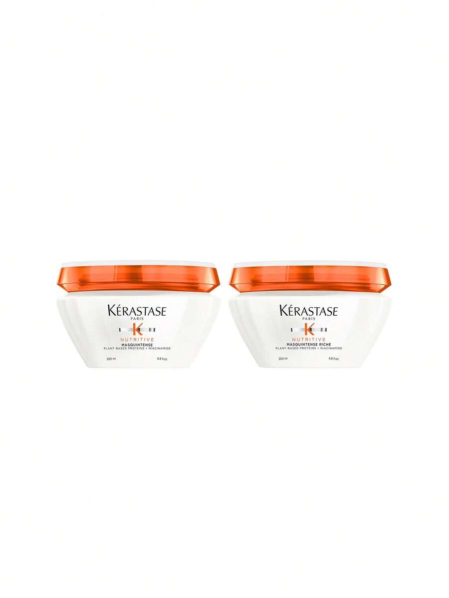 Kérastase [Bundle] Nutritive Masquintense Hair Mask 200 Ml + Riche Hair Mask 200 Ml - Nutritive - View 1
