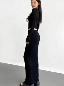 Women Skirts - Black - View 8