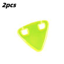 2/4 piezas Pegatinas reflectantes de seguridad, Calcomanías reflectantes triangulares, Adecuadas para ciclismo nocturno, Bicicleta de carretera/montaña/ciudad, Accesorios para portaequipajes y cuadro con adhesivo fácil de despegar - reflector - Ver 7