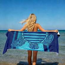 Oversized Soft Luxurious Beach Towel/Bath Towel, Extra Large Size With Strong Wrapping Ability, Suitable For Beach Use, Great For Easter Gift - Multicolor - View 7