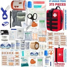 143/150/373pieces Of Ultimate Tactical Rescue Kit-Essential Outdoor Emergency Survival Equipment, Rescue Kit With Tourniquet, Scissors,Whistle,Etc.-Portable And Durable, Suitable For Hiking, Camping, Hunting, Car, Yacht And Travel-Ideal Gift For Men. - Multicolor - View 10