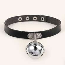 1 chiếc vòng cổ choker đính đá cho nữ, vòng cổ mặt dây chuyền hình tròn, vòng cổ mặt dây chuyền khóa chữ Kanji, vòng cổ mặt dây chuyền hình chuông lớn, vòng cổ mặt dây chuyền hai vòng lớn, vòng cổ mặt dây chuyền hình chuông nhỏ, vòng cổ mặt dây chuyền hai vòng, vòng cổ thời trang Bohemian Punk có thể điều chỉnh độ dài. - màu đen - Xem 15