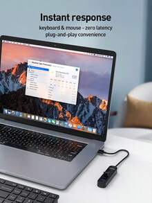PHILIPS Hub USB C 4-in-1 3.0, Mode Daya 5V, Kompatibel dengan Tablet, Antarmuka USB, Transfer Data Kecepatan Tinggi, 5 Port untuk Printer, Keyboard, U Disk, Hard Disk, Mouse, dan Lainnya, Hub USB Tahan Lama dan Andal untuk Penggunaan Sehari-hari - View 5
