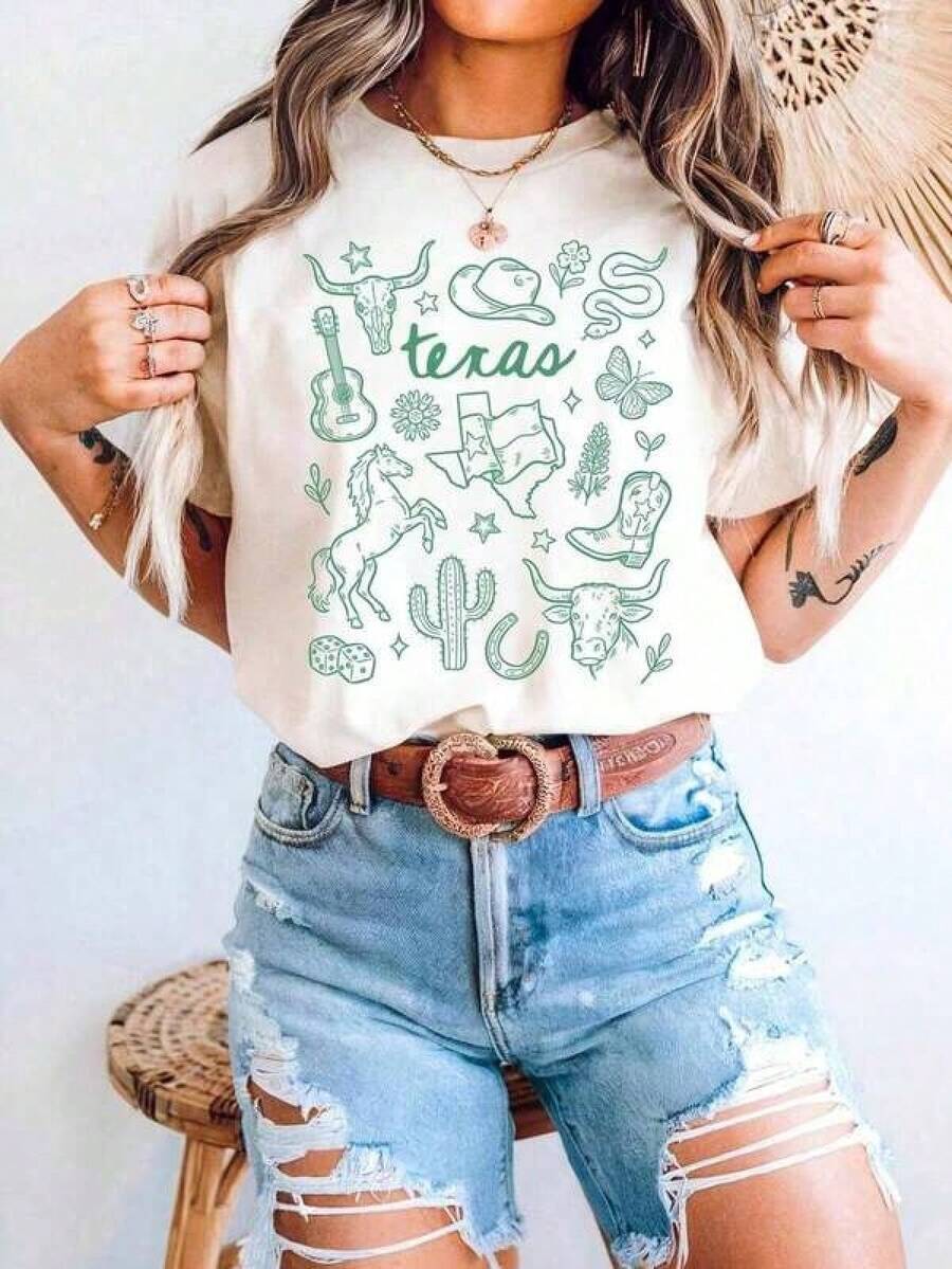Women T-Shirts - White - View 1