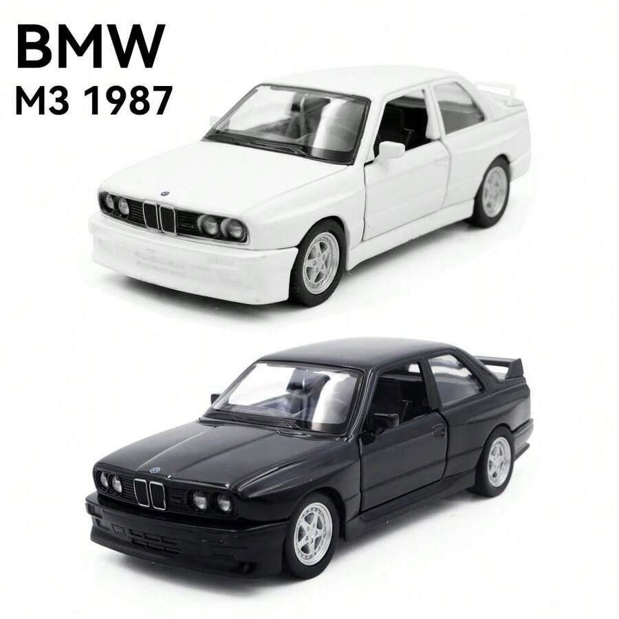 1:36 Échelle BMW Modèle de voiture en alliage de zinc moulé en une seule pièce, ornements de jouets de modèle créatifs, convient aux adolescents et aux adultes pour collectionner les modèles, peut être utilisé comme décoration de chambre cadeaux - Multicolore - Voir 1