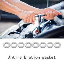 Galvanized Flat Washers,Circular Screw Washers,Ring Washers(M6). Corrosion-Resistant, Durable,Rust-Proof. Stainless Steel Double-Lock Washers, Anti-Loosening Washers, Double-Layer Anti-Loosening Washers (Both Sides), Double-Teeth Washers (M3, M4, M6) - Screw Washers - View 6