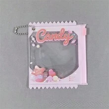1pc Candy Badge Holder Prop Badge Storage Display Pendant Doll Zipper Storage Bag, Birthday Christmas Gift - Perfect Gift - Multicolor - View 12