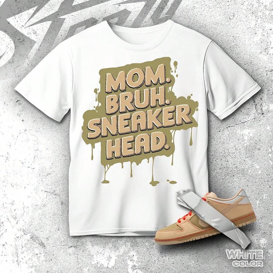 Camiseta Dunk Low Som Tum Sneakerhead Mom, Camiseta a juego con las zapatillas, Camiseta gráfica de estilo urbano para Sneakerhead - forma - Ver 1