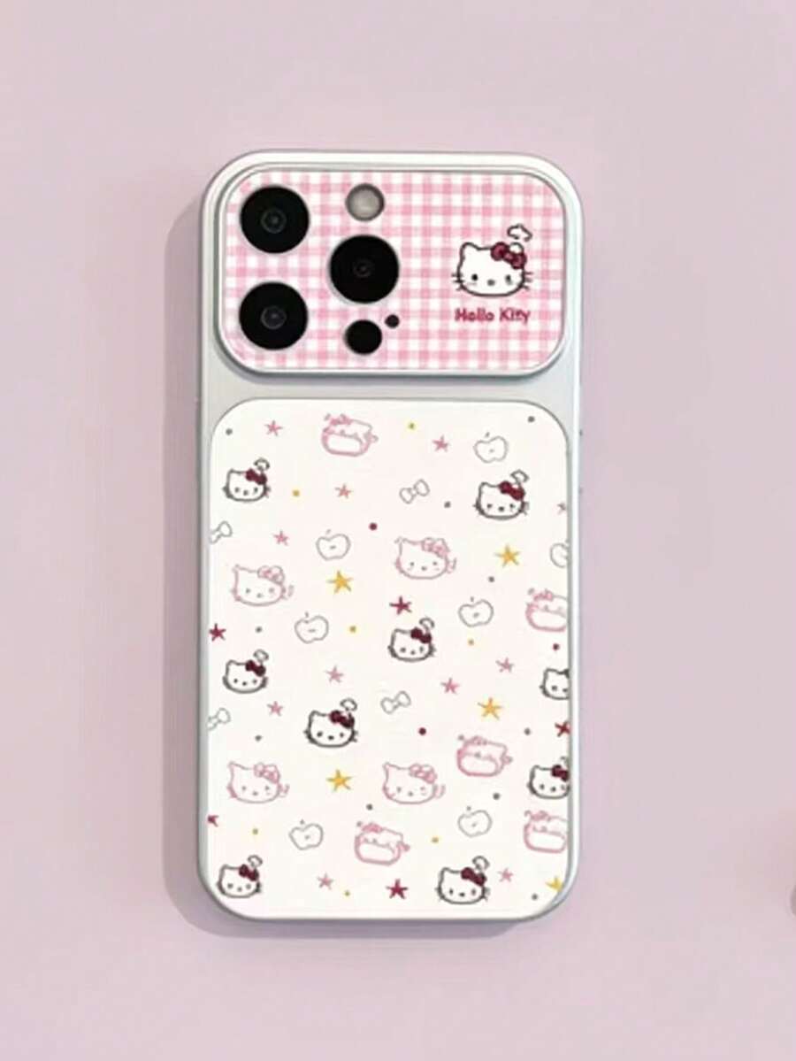 SANRIO 粉色格子星星苹果小猫手机壳 - 防震纹理小众可爱卡通设计,完美适配 17/17 Air/17 Pro/17 Pro Max、16/16 Plus/16 Pro/16 Pro Max、15/15 Plus/15 Pro/15 Pro Max、14/14 Plus/14 Pro/14 Pro Max、13/13 Pro/13 Pro Max、12/12 Pro/12 Pro Max、11/11 Pro Max,防尘,高性价比,热门款 - 彩色 - 查看 1