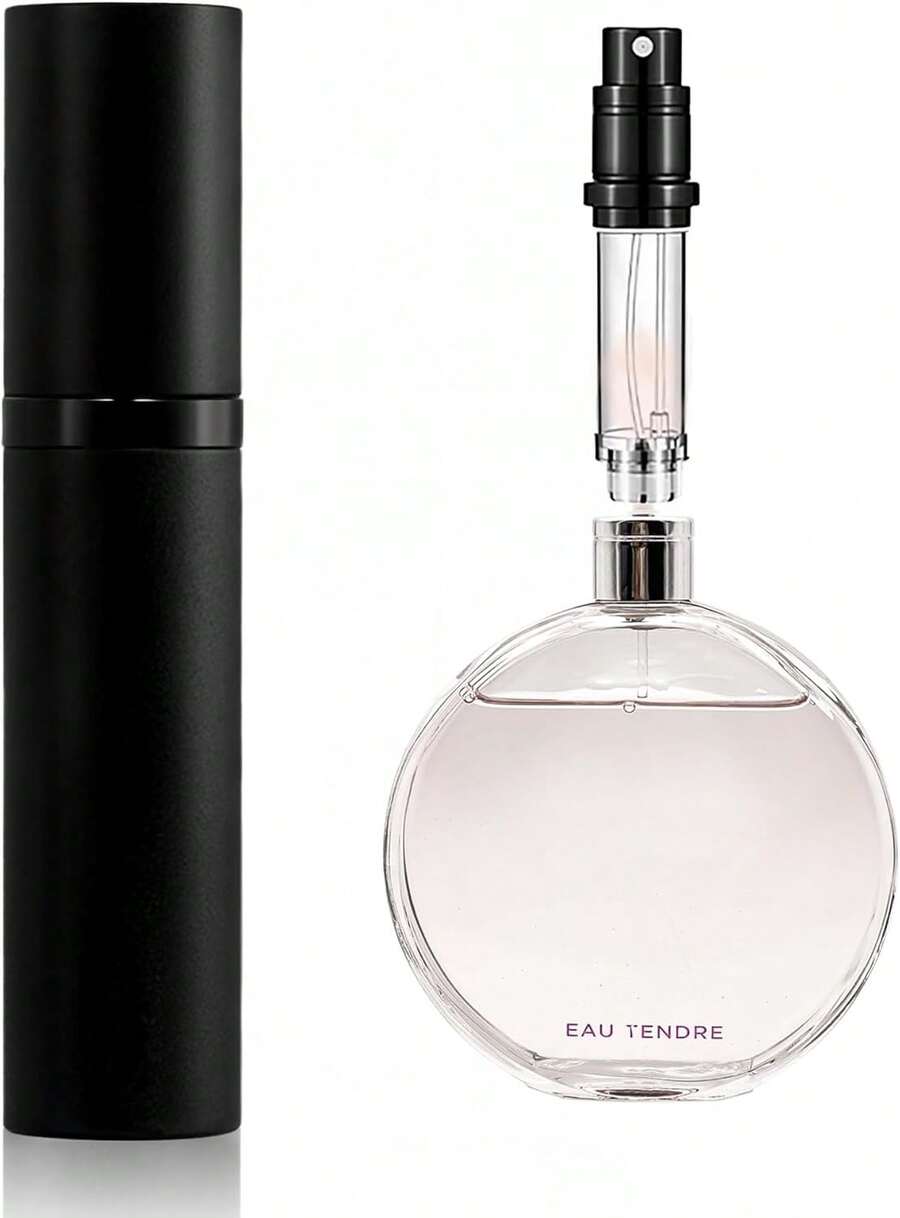 Muilsae AA00BK Perfume Refillable Bottle 5ml Bottom Refill Portable Purse Atomizer, Cologne Travel Perfume Spray Bottle For Outgoing And Traveling (Black) - Black 5ml - View 1
