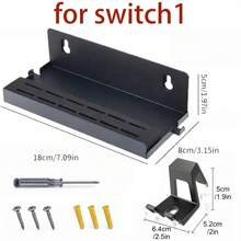 适用于Switch第一代和第二代的金属壁挂式收纳架，带12个游戏卡槽、2个Joy-Con挂钩和手柄支架 - 查看 10