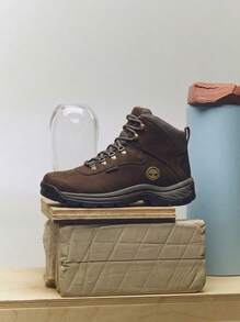 Timberland White Ledge Mid 男士徒步靴 防水吸汗透气防晒防风保暖多功能纯色Logo 弹性好易洗速干 运动户外徒步日常上学男士小麦色 TB012135 - 棕色 - 查看 1