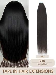 20 piezas Extensiones de cabello humano con cinta adhesiva de 12-24 pulgadas, extensiones de cabello con cinta adhesiva invisible y sin costuras, extensiones de cabello con cinta adhesiva de doble cara, extensiones de cabello humano con cinta adhesiva, extensiones de cabello de Navidad - Multicolor - Ver 101