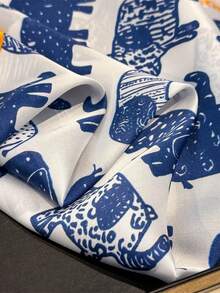 1 chiếc khăn choàng cổ bằng satin in hình voi phong cách Boho, kích thước 65x65cm, nhẹ, đa năng, phù hợp mọi mùa. - Nhiều màu - Xem 8