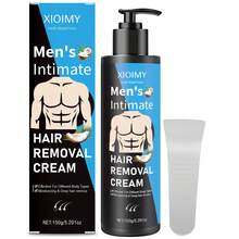 Xioimy Men's Natural Extract Hair Removal Cream - Gentle Formula, Lightweight On Skin, Quick And Residue-Free Body Hair Removal, Long-Lasting Smooth, Suitable For Underarms, Legs, Arms, Intimate Areas, Chest, Body And More - Cream - View 10