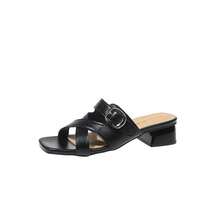 Women Heeled Sandals - Black - View 7