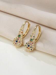 1 Pair Women's Fashion Elegant Green Synthetic Turquoise Earrings, Suitable For Casual Or Formal Occasions, Valentine's Day Gift - Earrings - View 7