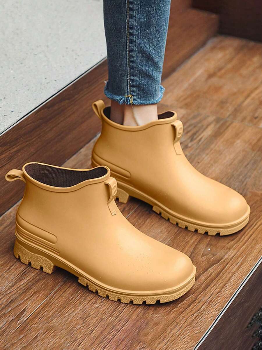 Women Rain Footwear - Camel - View 1