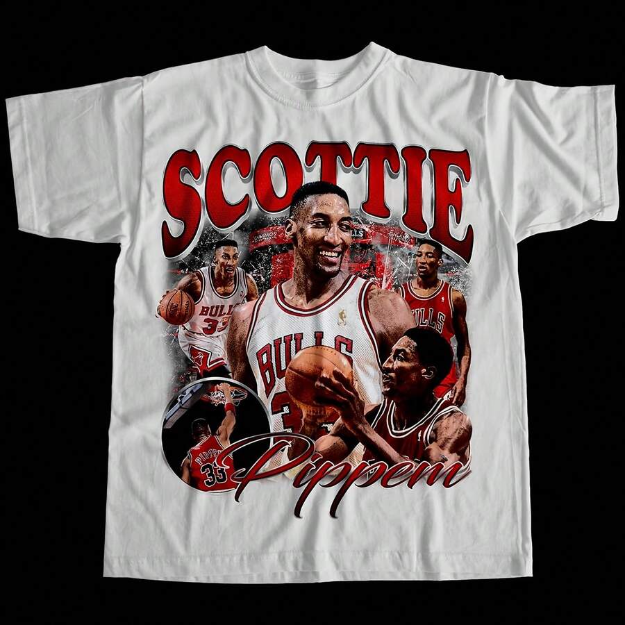 Camiseta de Scottie Pippen - forma - Ver 1