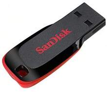 SanDisk Cruzer Blade unidad flash USB 128 GB USB tipo A 2.0 Negro, Rojo - Ver 3