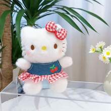 SANRIO 1个三丽鸥Hello Kitty毛绒玩偶，4种款式可选 - 可爱卡通毛绒玩偶，少女风挂饰，背包挂件，汽车装饰，儿童生日礼物，女士节日礼物，日系可爱收藏品，值得收藏的家居装饰品 - 彩色 - 查看 3