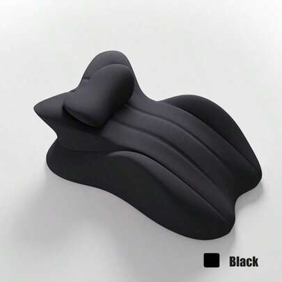 Ergonomic Contoured Body Support Pillow - Multi-Position Soft Foam Lounge Cushion For Neck & Back Alignment
