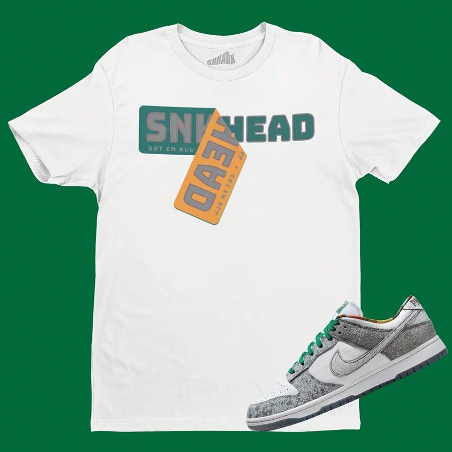 Camiseta con pegatina de Sneakerhead a juego Dunk Low Philly - forma - Ver 1