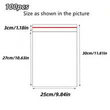 100pcs Transparent Self-Sealing OPP Bags, Resealable Candy/Jewelry/Gift/Cookie Packaging Bags, Storage & Travel Essentials - Clear - View 14
