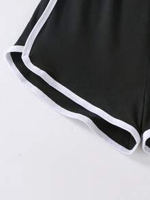 3pcs/Set Girls' Cute Heart Print Sports Shorts, Soft & Comfortable Casual Shorts For Summer, Suitable For Teenagers - Multicolor - View 6