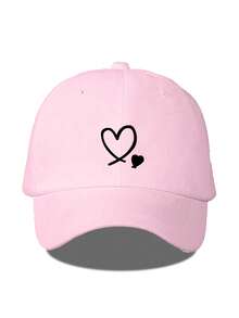 1 chiếc mũ lưỡi trai thường ngày unisex, mũ bóng chày vành rộng đa năng mùa xuân in chữ, mũ thời trang đường phố phù hợp cho du lịch, tham quan, nghỉ mát biển. - Nhiều màu - Xem 1