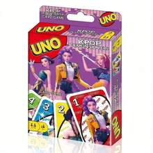Hasbro 1盒/108张 2026 K-Pop趣味卡牌游戏，适合朋友聚会、家庭之夜、电视剧主题卡牌游戏，2-10人游戏，新年完美礼物，也适合K-Pop粉丝、Team Hunters系列玩家，适合粉丝见面会、生日派对等场合，可打造独特有趣的装饰（随机款式） - 彩色 - 查看 6