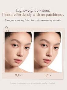 JOOCYEE Airy Wear Contorno líquido, maquillaje para esculpir el rostro para sombreado, iluminación y contorneado - #718 Gris cálido - Ver 4