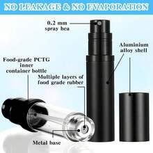 IANFAN 2 Pcs Mini Refillable Perfume Atomizer, Portable Travel Perfume Refillable Bottle Leakproof Empty Cologne Dispenser 5ml Perfume Spray Bottle Refill Pump Case For Traveling And Outgoing - White - View 5