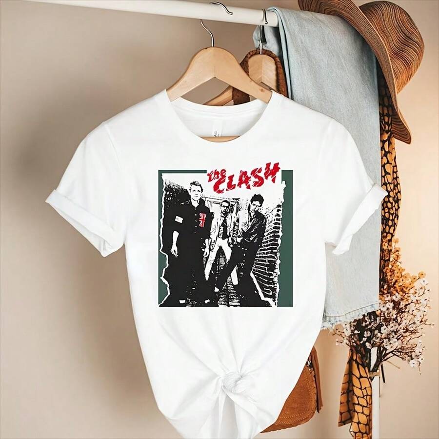 The1 Clash1 Band Unisex Shirt - White - View 1