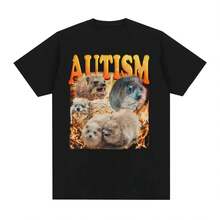 2025 Funny Tee  Unhinged Funny Rock Hyrax Meme Graphic T-Shirts Cotton Clothing New Style Fashion Tshirt Hot  Clothing - 款式 - 查看 1
