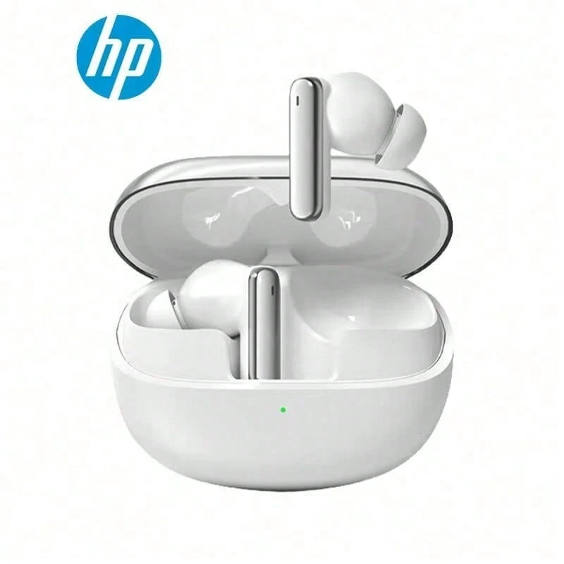 HP H23C Bluetooth Earphone ANC High-definition Sound Long Standby Noise Reduction Earpod Semi-ear Air Earbuds Clear Call Music Gaming Heads Original HP Bluetooth Wireless Headphones - 查看 1