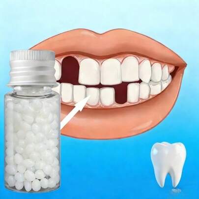 Thích hợp cho những người bị mất hoặc hư hỏng răng. Tuyệt vời để lấp đầy những khoảng trống lớn, cũng có thể được sử dụng như một phụ kiện trang trí. Thiết kế có thể điều chỉnh, dễ sử dụng, chất liệu bền, vừa khít hoàn hảo.