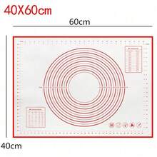 Thảm nướng chống dính bằng silicon, thảm cán bột dùng cho các dụng cụ làm bánh tự chế. - Nhiều màu - Xem 2